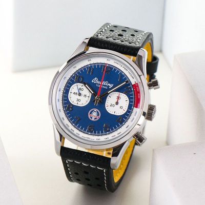 Breitling Top Time 42mm Dandong 7750 Movement 316L Steel Blue Face Watch